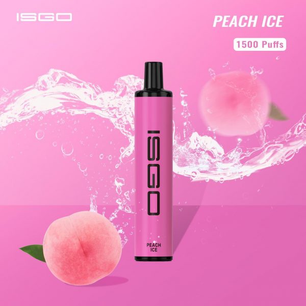 ISGO Paris Peach Ice 1500 Puffs