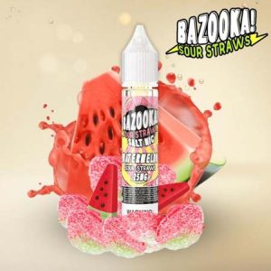 Strawberry Salt Nic by Bazooka Sour Straws 30ml