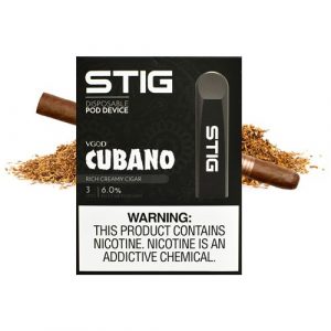 VGOD Cubano STIG Disposable vape Pod Device 3 Pack