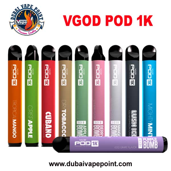 VGOD POD 1K Disposable vape device in Dubai