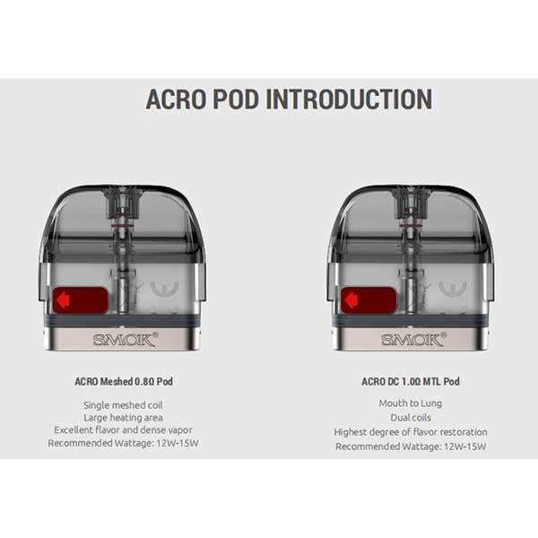 SMOK ACRO Replacement Pods 3PCS