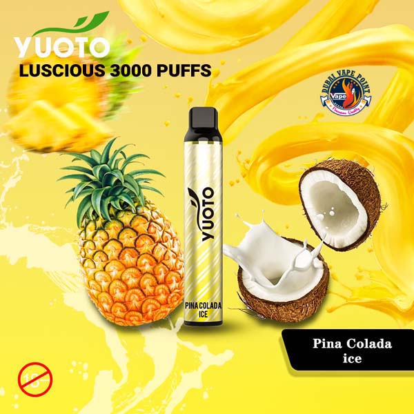 Yuoto Luscious 3000 Puffs Pina Colada ICE