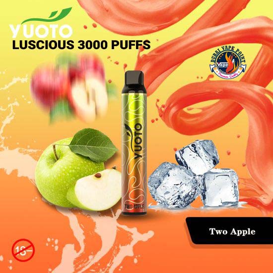Yuoto Luscious 3000 Puffs Two Apple