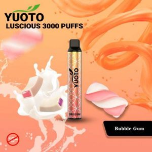 Yuoto Luscious 3000 Puffs Bubble Gum
