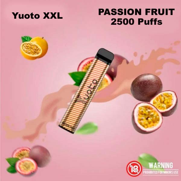 yuoto XXL Passion Fruit 2500 Puffs