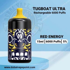 Red Energy Tugboat Ultra 6000 Puffs