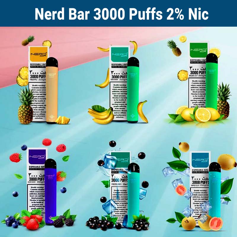 Nerd Bar 3000 Puffs Disposable