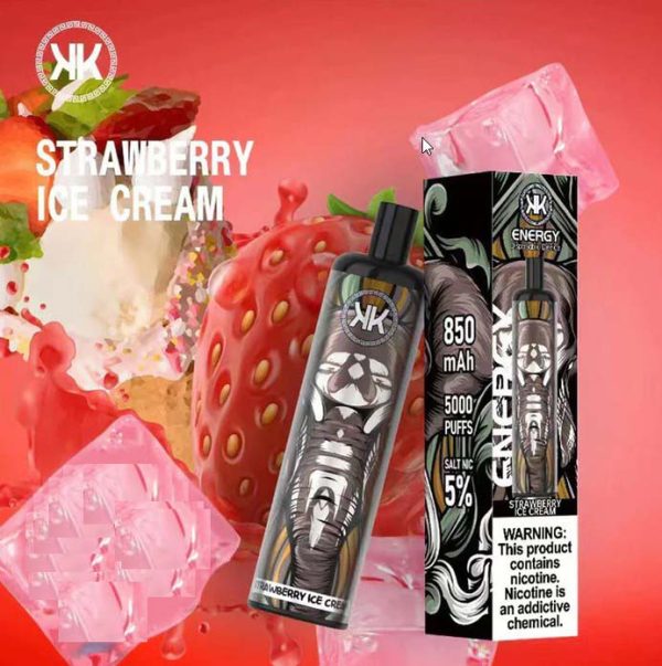 ENERGY 5000 Puffs Strawberry Ice